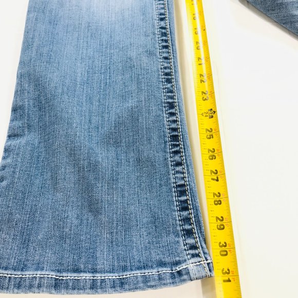 Ariat Women’s REAL Riding Jeans Boot Cut Whipstitch Size 30R Blue Mid Rise 30X31 - Picture 11 of 11